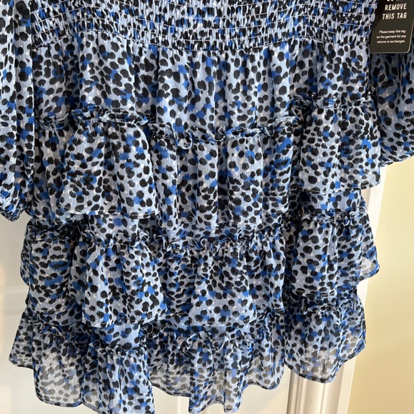 Express blue dress size L new with tags - Picture 3 of 5